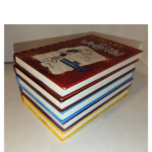 Lot 5 Diary Of A Wimpy Kid Hardcover Teen Books Never Read Jeff Kinney Mint - Picture 2 of 11